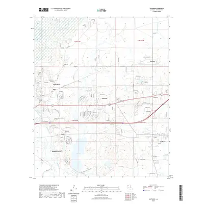 2020 Map of Eastwood, 2020 Print