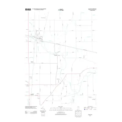 2013 Map of Eaton, 2013 Print