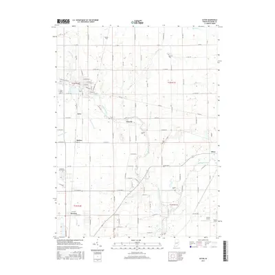2016 Map of Eaton, 2016 Print