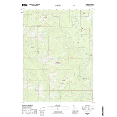 2018 Map of Eaton Peak, 2018 Print