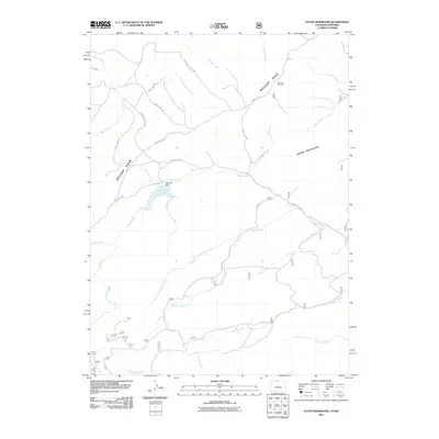 2011 Map of Eaton Reservoir, 2011 Print