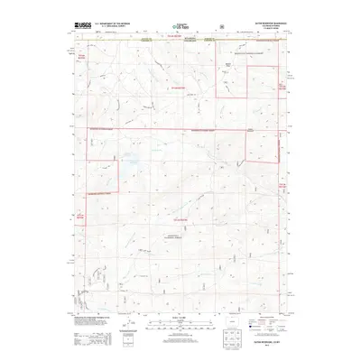 2013 Map of Eaton Reservoir, 2013 Print