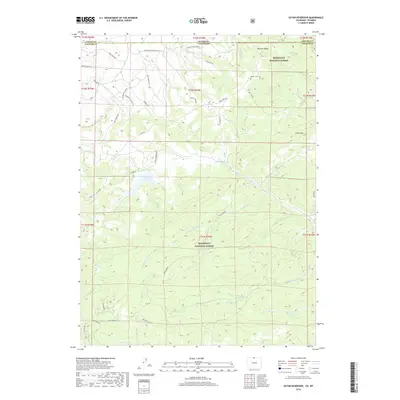 2019 Map of Eaton Reservoir, 2019 Print