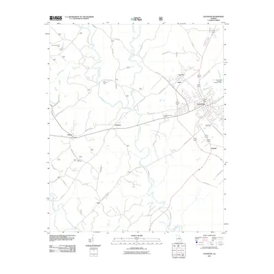 2011 Map of Eatonton, 2011 Print