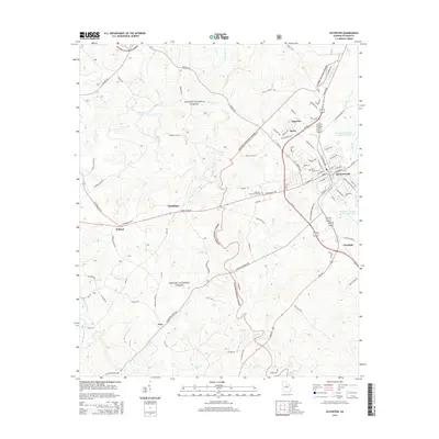 2014 Map of Eatonton, 2014 Print