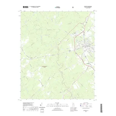 2020 Map of Eatonton, 2020 Print