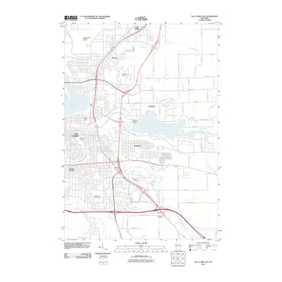2010 Map of Eau Claire East, 2010 Print
