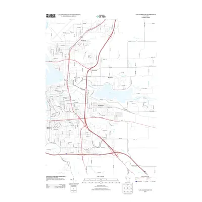 2013 Map of Eau Claire East, 2013 Print