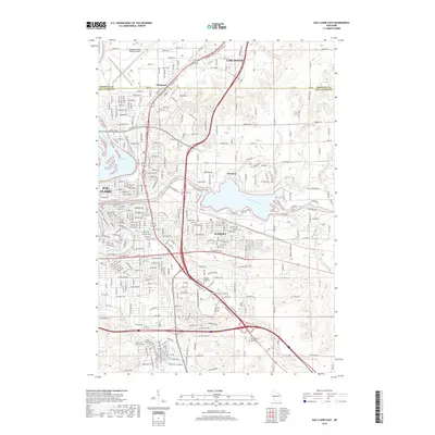 2018 Map of Eau Claire East, 2018 Print
