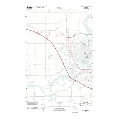 2010 Map of Eau Claire West, 2010 Print