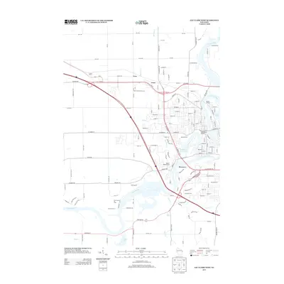 2013 Map of Eau Claire West, 2013 Print