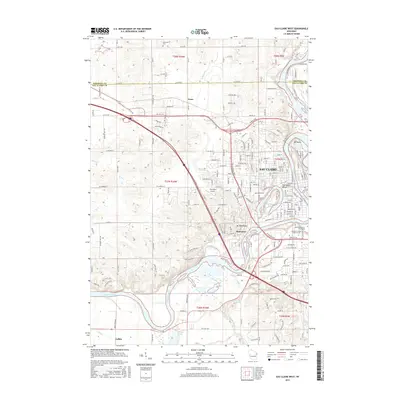 2015 Map of Eau Claire West, 2015 Print