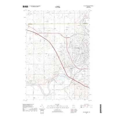 2018 Map of Eau Claire West, 2018 Print