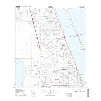 2015 Map of Eau Gallie, 2015 Print