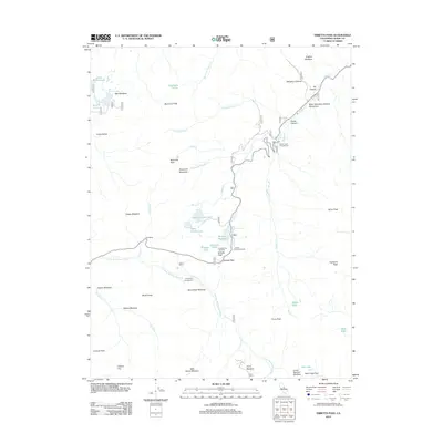 2012 Map of Ebbetts Pass, 2012 Print