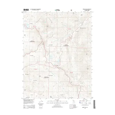 2015 Map of Ebbetts Pass, 2015 Print