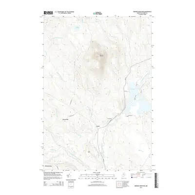 2014 Map of Ebeemee Mountain, 2014 Print