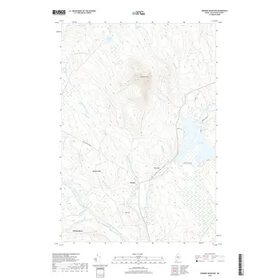 2018 Map of Ebeemee Mountain, 2018 Print