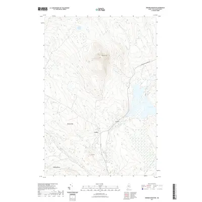 2021 Map of Ebeemee Mountain, 2021 Print