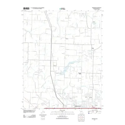 2011 Map of Ebenezer, 2011 Print