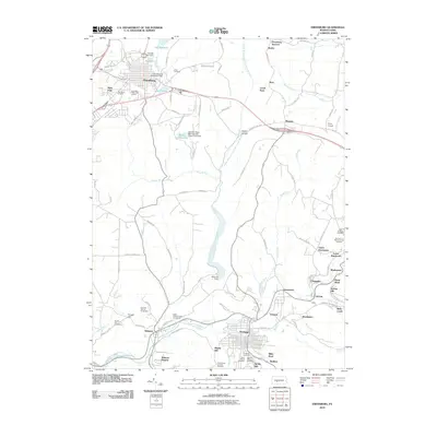 2010 Map of Ebensburg, 2010 Print