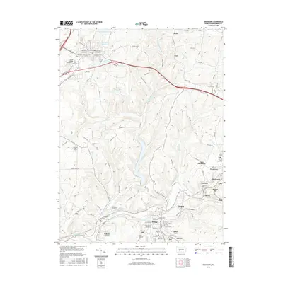 2016 Map of Ebensburg, 2016 Print