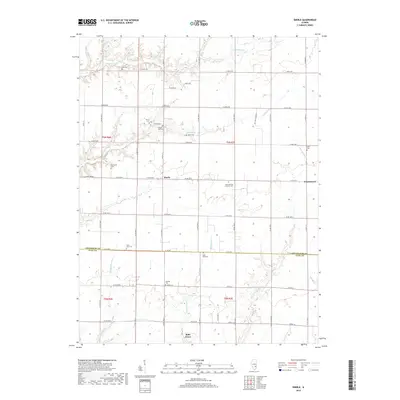 2018 Map of Eberle, 2018 Print