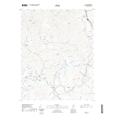 2019 Map of Eccles, 2019 Print