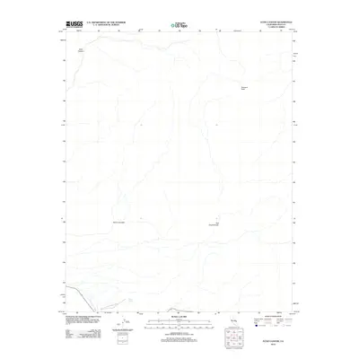 2012 Map of Echo Canyon, 2012 Print