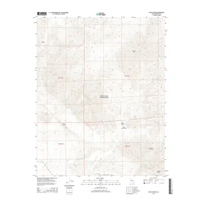 2015 Map of Echo Canyon, 2015 Print