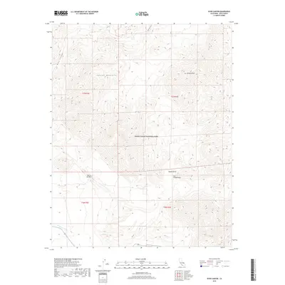 2018 Map of Echo Canyon, 2018 Print