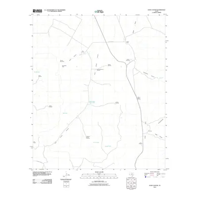 2010 Map of Echo Canyon, 2010 Print