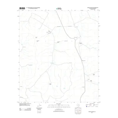 2012 Map of Echo Canyon, 2012 Print