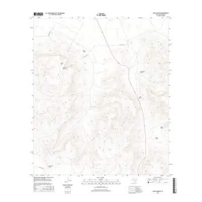 2016 Map of Echo Canyon, 2016 Print