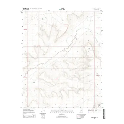 2014 Map of Echo Canyon, 2014 Print