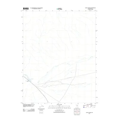 2012 Map of Echo Canyon, 2012 Print