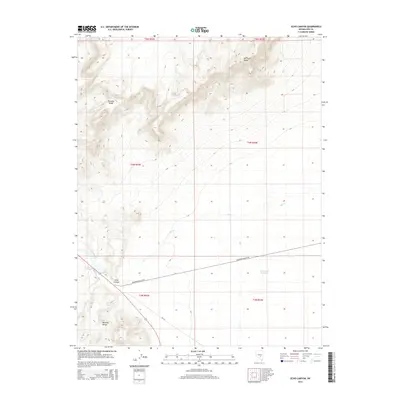 2014 Map of Echo Canyon, 2014 Print