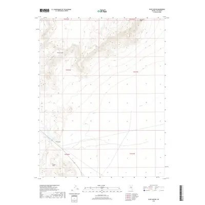 2018 Map of Echo Canyon, 2018 Print