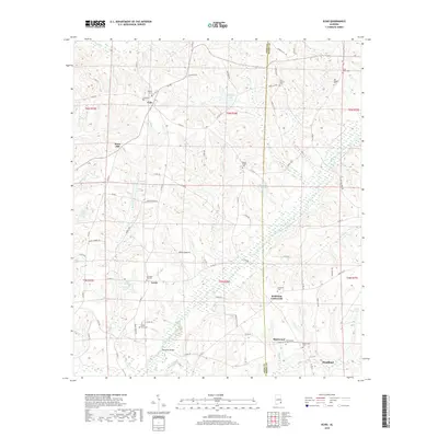 2018 Map of Echo, 2018 Print