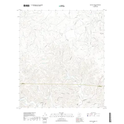 2019 Map of Echo Hill Ranch, 2019 Print