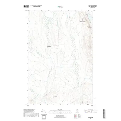 2018 Map of Echo Lake, 2018 Print