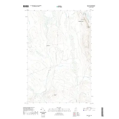 2021 Map of Echo Lake, 2021 Print