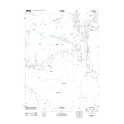 2012 Map of Echo Lake, 2012 Print