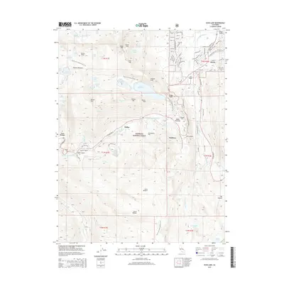 2015 Map of Echo Lake, 2015 Print