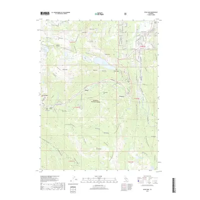 2018 Map of Echo Lake, 2018 Print