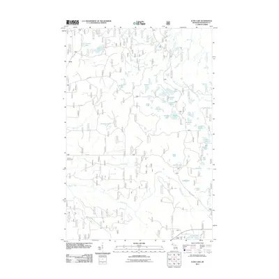 2011 Map of Echo Lake, 2011 Print