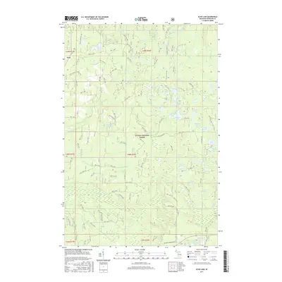 2017 Map of Echo Lake, 2017 Print