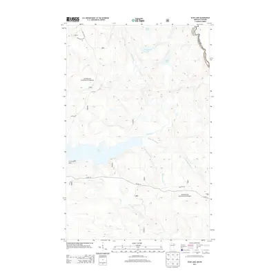 2013 Map of Echo Lake, 2013 Print