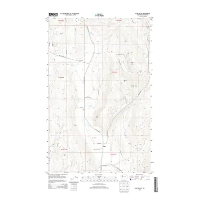2014 Map of Echo Valley, 2014 Print
