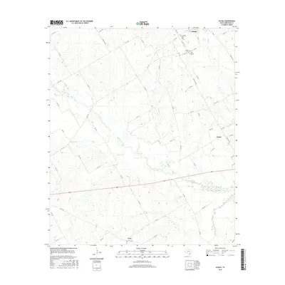 2016 Map of Echols, 2016 Print